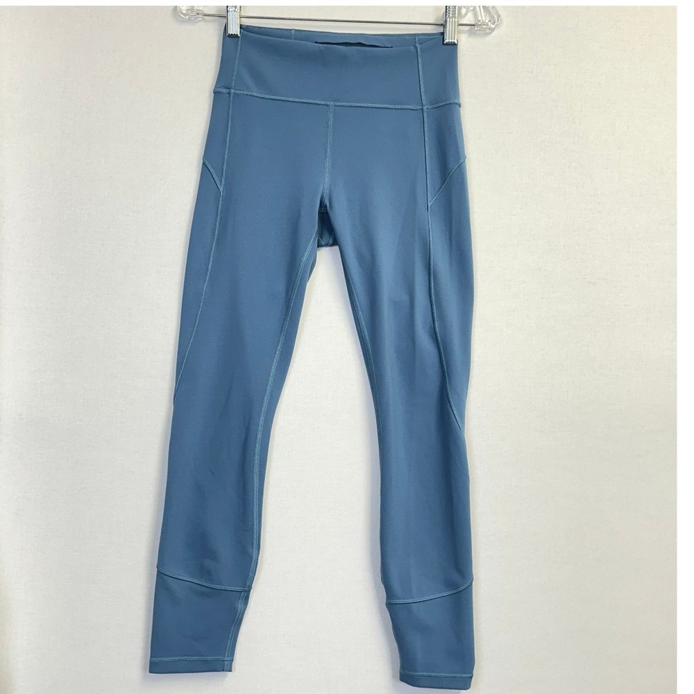 Lululemon High Rise Leggings Slate Blue Women's‎ Size 6